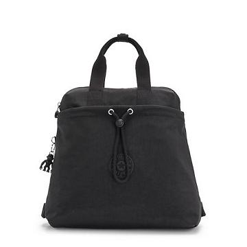 Kipling Goyo Medium Backpack Tote Handbag Black Noir | CA 1270WN